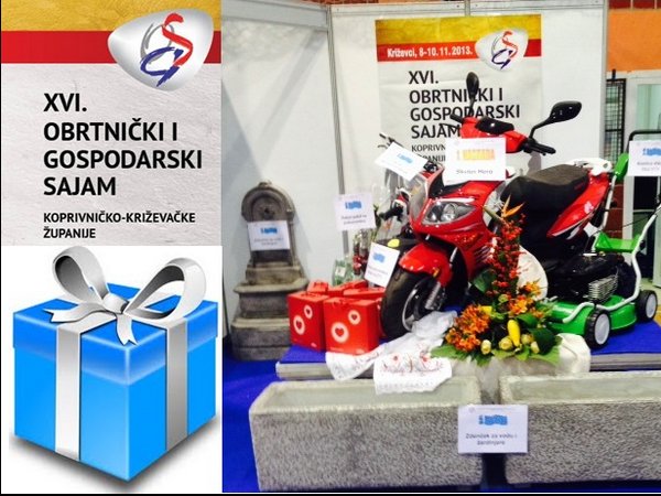 foto/DOBITNICI NAGRADNE IGRE 16. OBRTNIČKOG I GOSPODARSKOG SAJMA KOPRIVNIČKO-KRIŽEVAČKE ŽUPANIJE