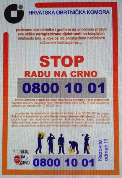 foto/Stop radu na crno